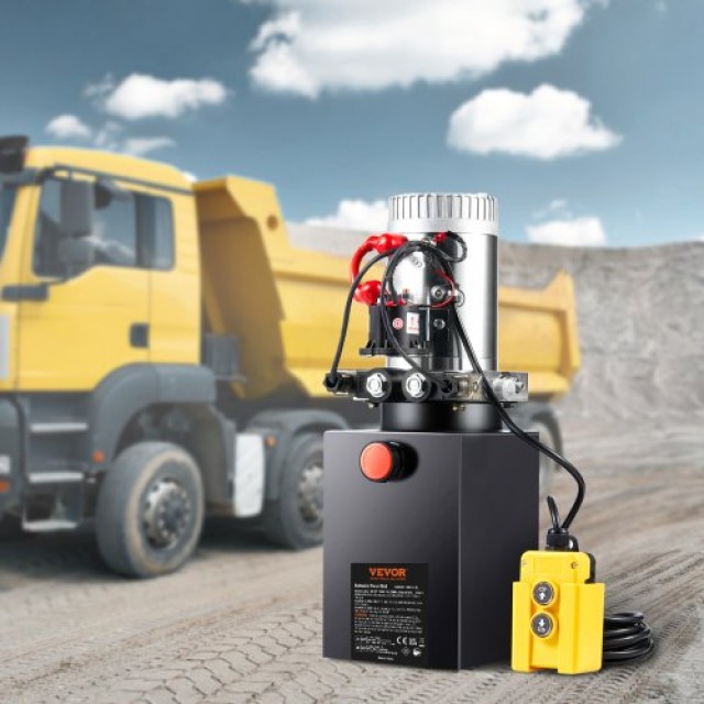 VEVOR Υδραυλική Αντλία 8Qt Διπλής Ενέργειας 12V  YXYYB12VZLDJK4FRMV0
