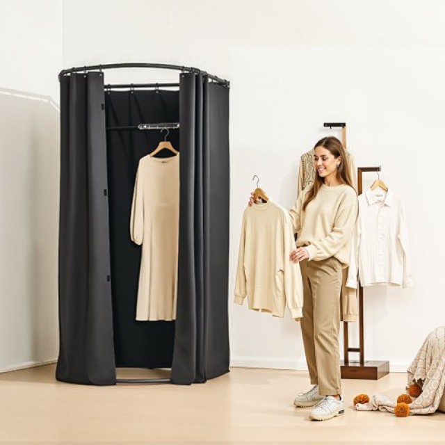 VEVOR Φορητό Δοκιμαστήριο Ιδιωτικότητας 39 x 37 x 79 εκ (Μαύρο) SYJ...