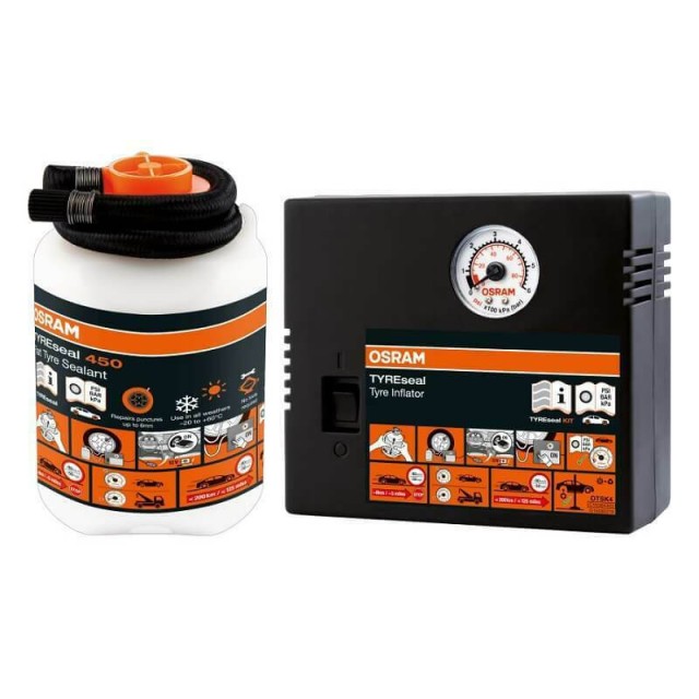 Reifenreparaturset mit Dichtmittel 450ml OTSK4 OSRAM
