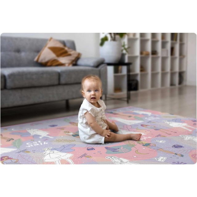Χαλάκι Δραστηριοτήτων 200 x 120 x 0,3 cm με Μαρκαδόρους Ροζ 734301 Ricokids