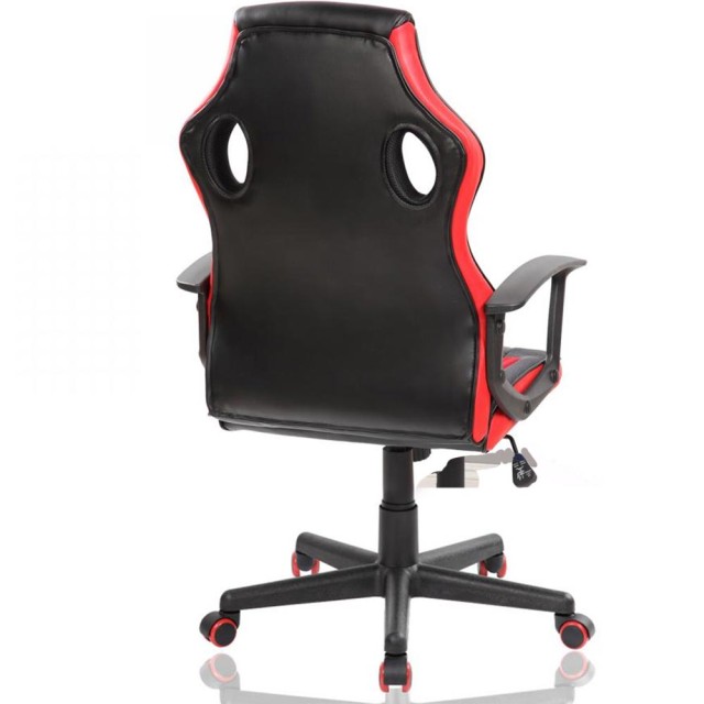 BAKAJI  Καρέκλα Πολυθρόνα Gaming Γραφείου Ρυθμιζόμενη Περιστρεφόμεν...