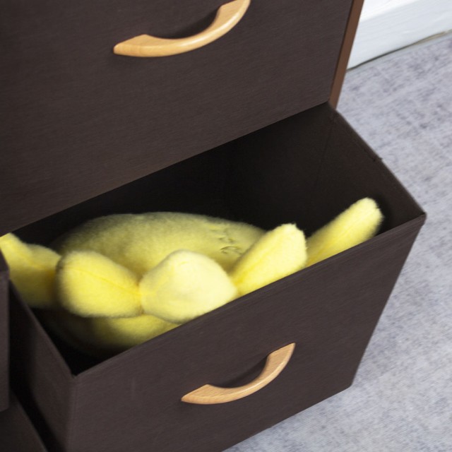 BAKAJI Ευρύχωρο Συρταριέρα με 7 Συρτάρια από Ύφασμα - Ανοιχτό & Σκο... BAKAJI Ευρύχωρο Συρταριέρα με 7 Συρτάρια από Ύφασμα - Ανοιχτό & Σκο...