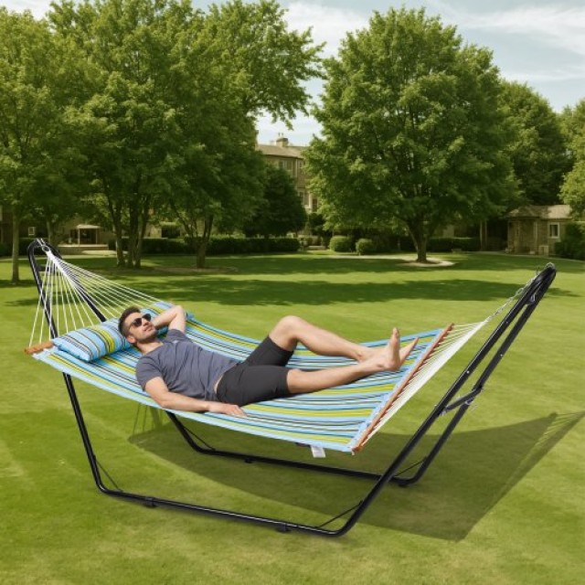 Διπλή Αιώρα VEVOR με Βάση 480lb για 2 Άτομα  HFDCLSXTWAXY48472V0