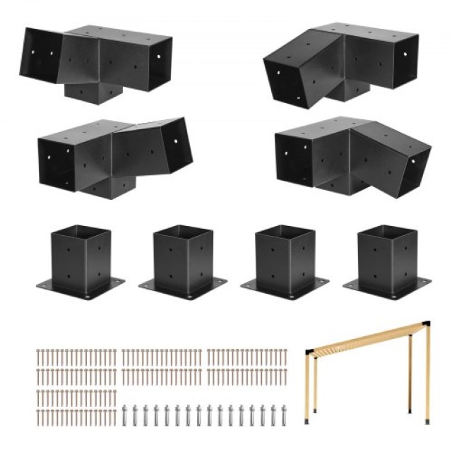 VEVOR 3Δ Σκιάδιο Ράβδων 3.5x3.5 με Βάση LPJJTZ8PCS4XIW0UM001V0