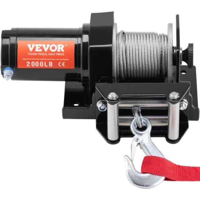Ηλεκτρικό Βίντσι VEVOR 2000 lb Ατσάλινο Καλώδιο IP55 Αδιάβροχο με Ε...