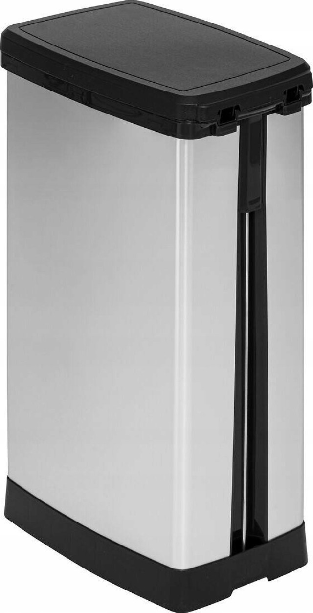 5Five Simply Smart  Πλαστικός Κάδος Απορριμμάτων με Πεντάλ 40L Slim...