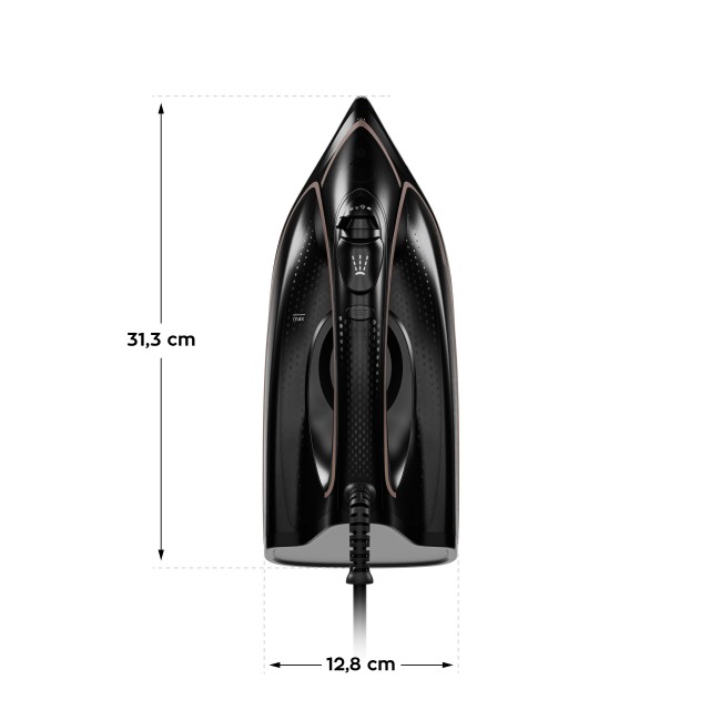 Vertenz Σίδερο Glide 30 με οθόνη LCD, ισχύς 2600-3200W, Μαύρο 59037...