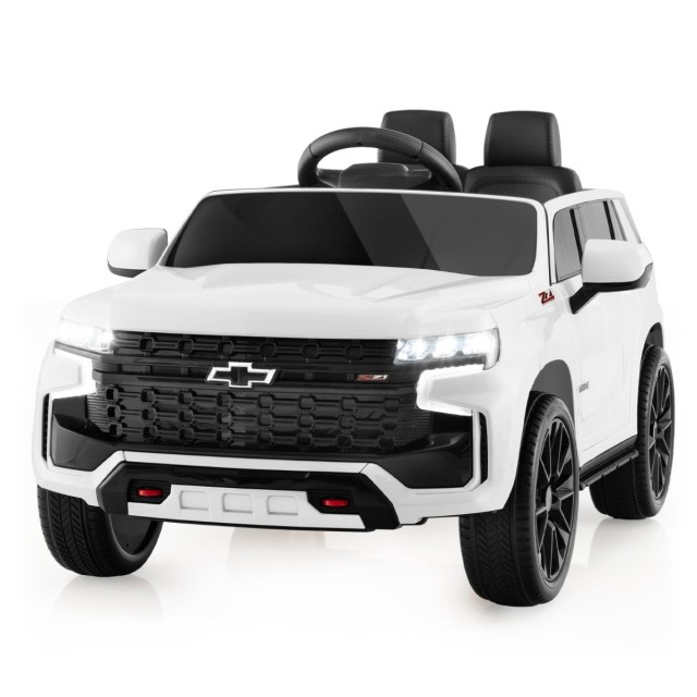 Costway  Ηλεκτρικό Αυτοκίνητο Chevrolet Tahoe για Παιδιά - Ασφαλές και Διασκεδαστικό με Μουσική και Φώτα TQ10117DE-WH