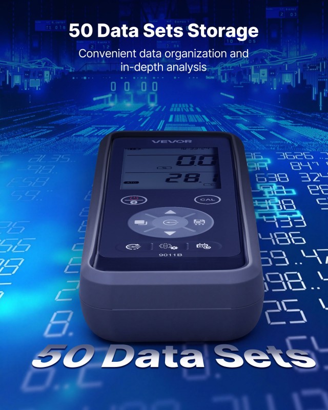 VEVOR Φορητό Οξύμετρο Οξυγόνου, Εύρος Μέτρησης 0,0-50,0 mg/L, 4 m Κ... VEVOR Φορητό Οξύμετρο Οξυγόνου, Εύρος Μέτρησης 0,0-50,0 mg/L, 4 m Κ...