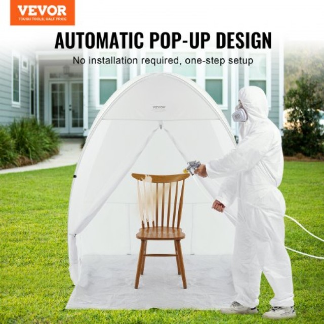 Φορητή Σκηνή Βαφής VEVOR 60x60x70 εκ.  BXSPQ606070INA0UEV0
