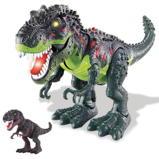 BAKAJI  Παιδικό Παιχνίδι Δεινόσαυρος T Rex Περπατητός με Φώτα, Ήχους και Κινήσεις Σώματος  02814247