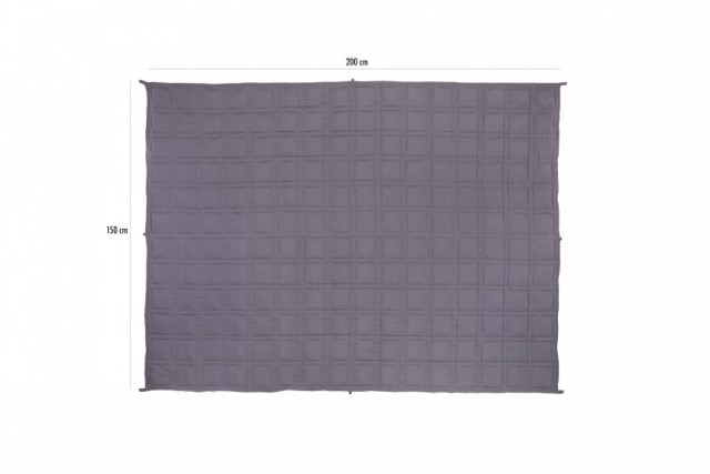 Πολυτελής Βαριά Κουβέρτα 150x200cm - 7kg  Ανθρακί 8720604885026 SleepMed