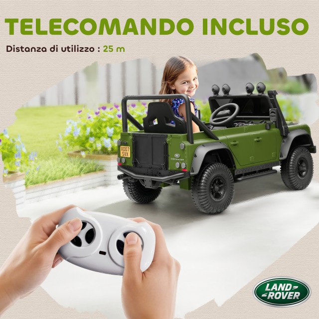 AIYAPLAY Ηλεκτρικό Αυτοκίνητο για Παιδιά 3-5 Ετών Land Rover Επίσημ...