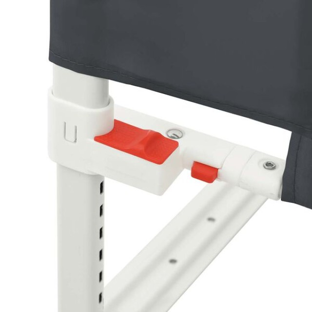 vidaXL Μπάρα Κρεβατιού Προστατευτική Σκούρο Γκρι 160x25 εκ. Υφασμάτ... vidaXL Μπάρα Κρεβατιού Προστατευτική Σκούρο Γκρι 160x25 εκ. Υφασμάτ...