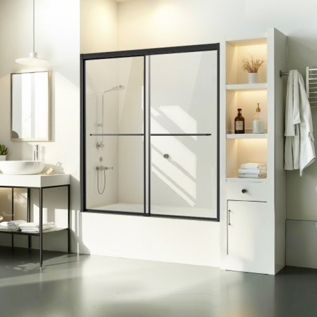VEVOR Ημι-Πλαίσιο Πόρτα Μπανιέρας 50-60x60 εκ. TLYGM60W62HIYDJ1GV0