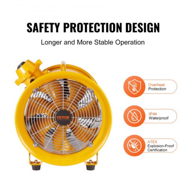 VEVOR 406mm Φορητός Εξαεριστήρας Βιομηχανικός  FBGS1100W16IN6JLSV2