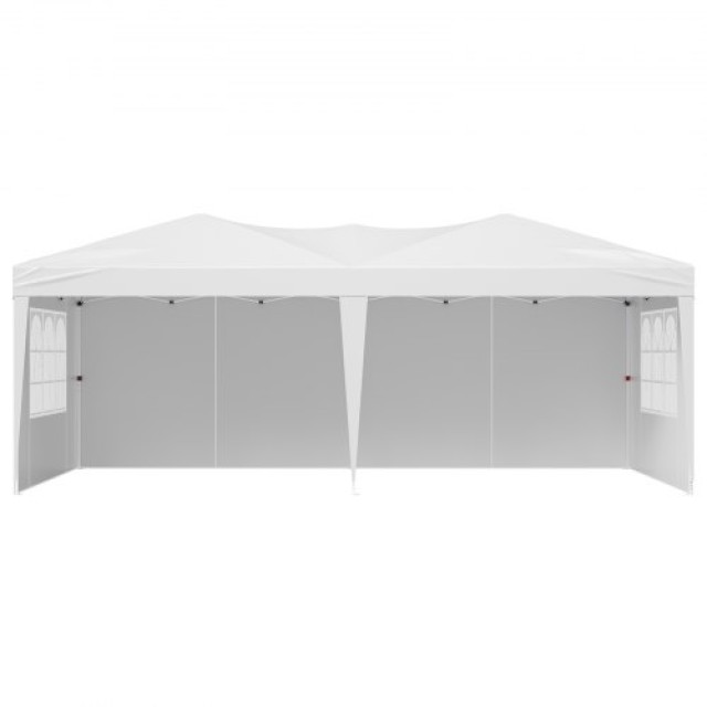 VEVOR Τέντα Εκδηλώσεων 10 x 20 FT με 3 Πλευρικά Καπάκια και 2 Παράθ...