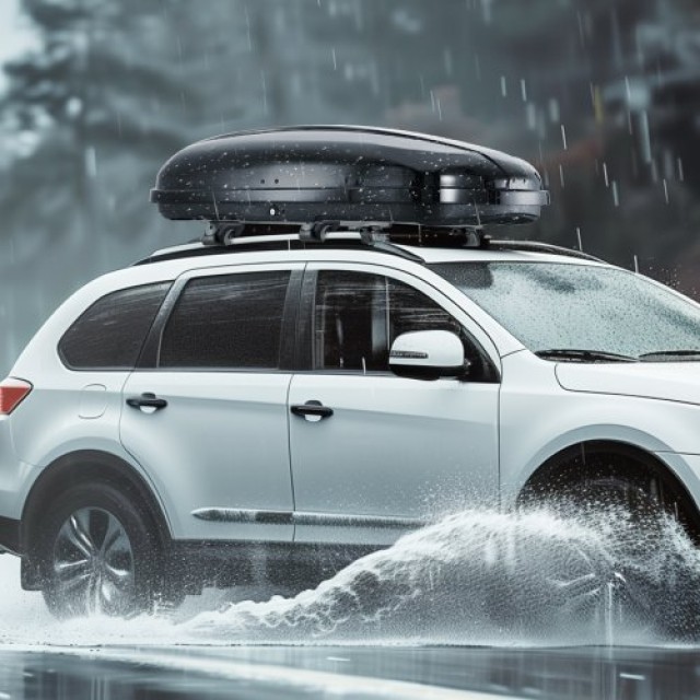 VEVOR Μπαγκαζιέρα Οροφής 14 Κυβικών Ποδιών ABS για SUV & Αυτοκίνητα  CDXLXHS14LFYUR2AAV0