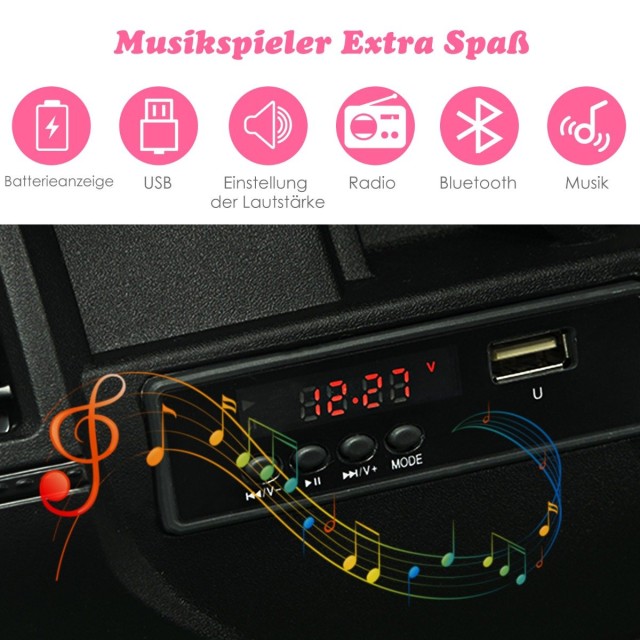 Costway Ηλεκτρικό Φορτηγό Παιχνίδι για Παιδιά 3-8 Ετών με Διπλό Κι... Costway Ηλεκτρικό Φορτηγό Παιχνίδι για Παιδιά 3-8 Ετών με Διπλό Κι...