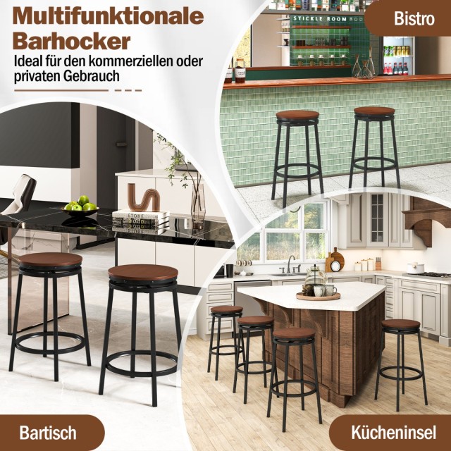 Costway Περιστρεφόμενα Ρυθμιζόμενα Σκαμπό Μπαρ με Μεταλλικό Πλαίσιο... Costway Περιστρεφόμενα Ρυθμιζόμενα Σκαμπό Μπαρ με Μεταλλικό Πλαίσιο...