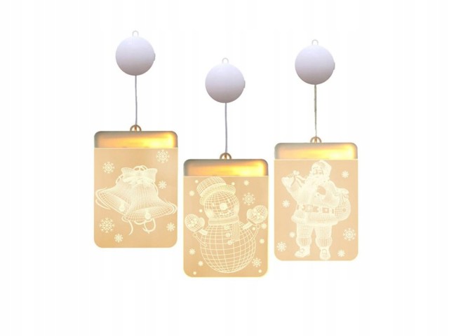 Verk Group 3D Διακόσμηση Βιτρώ με Χριστουγεννιάτικα Φώτα LED 590745... Verk Group 3D Διακόσμηση Βιτρώ με Χριστουγεννιάτικα Φώτα LED 590745...