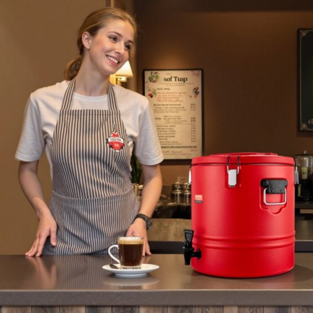 VEVOR Μονωμένος Διανεμητής Ροφημάτων 30L για Ζεστά και Κρύα Ποτά YL...