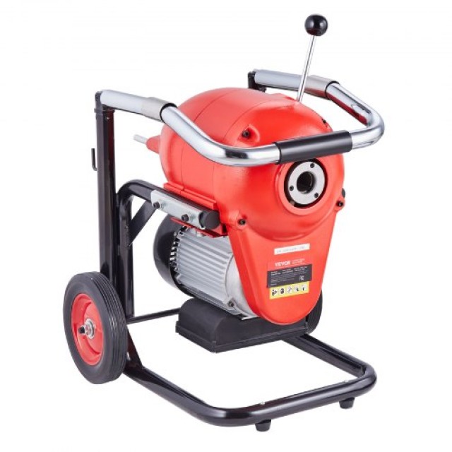 VEVOR Μηχάνημα Καθαρισμού Αποχέτευσης 120FT x 6/5 1100W Ελικοειδής Οδηγός Χειροκίνητης Τροφοδοσίας  ZXFDSGDSTJ11UUQWMV2