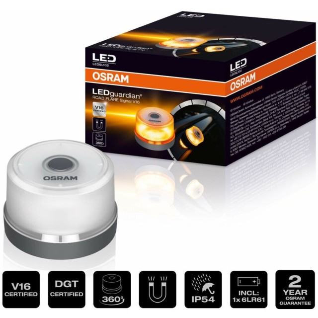 Προειδοποιητικός Φάρος LED Πορτοκαλί LEDSL102 OSRAM