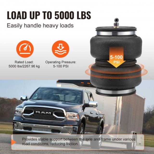 Σετ Αερανάρτησης VEVOR για Dodge Ram 2500 2014-2023 2WD/4WD 5000 lbs  AQQNXJTJ5000SLLB7V0
