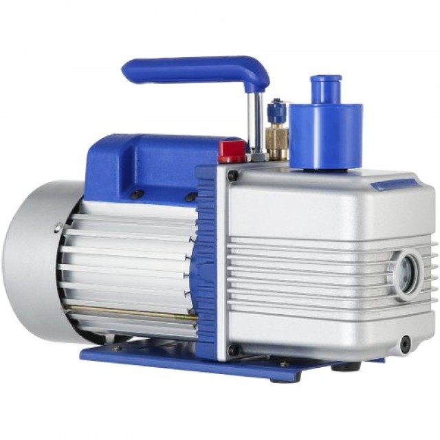 VEVOR Αντλία Κενού 10CFM 1HP Διπλού Σταδίου 220V για HVAC & Επεξεργασία Τροφίμων  QCK10CFM-220V9FSXV2