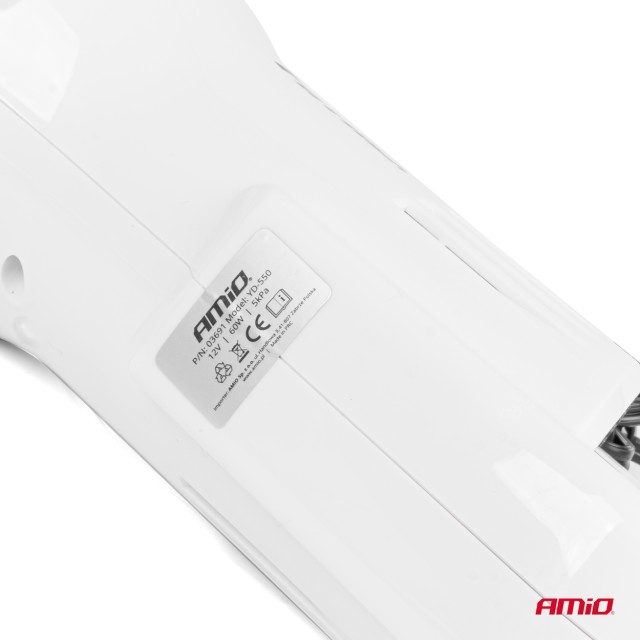 AMiO  Σκούπα αυτοκινήτου 12V 60W HEPA 5kPa ,03691