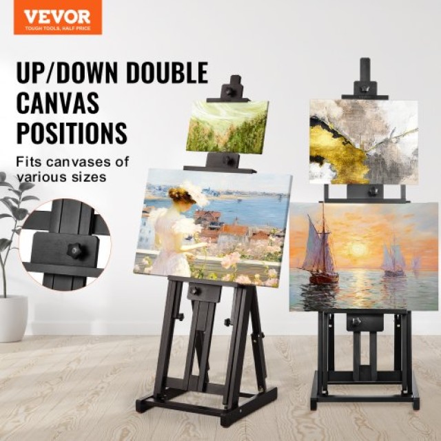 VEVOR  Καβαλέτο H-Frame για Καμβά έως 77 από Οξιά  ZJSHJ180200CC4H9NV0