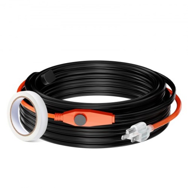 VEVOR  Καλώδιο Θέρμανσης Σωλήνων 18m 23W/m με Ενσωματωμένο Θερμοστάτη HGLGWQGDJRDLHDLEJV2