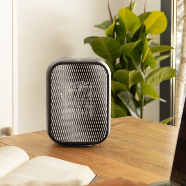 CECOTEC  Θερμαντικό ReadyWarm 1500 Max Κεραμικό Μαύρο με 1500 W, Ρυθμιζόμενο Θερμοστάτη και 3 Λειτουργίες  CEC-08285
