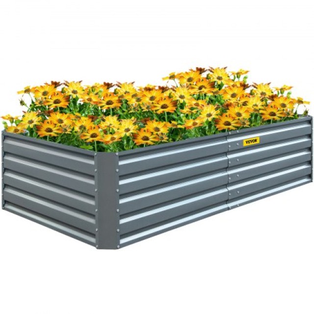 VEVOR Γαλβανισμένο Μεταλλίκο Κιβώτιο Κήπου 80x40x19 για Λαχανικά κα... VEVOR Γαλβανισμένο Μεταλλίκο Κιβώτιο Κήπου 80x40x19 για Λαχανικά κα...