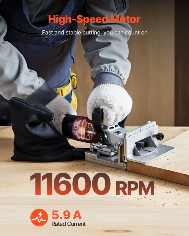 VEVOR Κοπτικό για Ξύλο  5.9A, 11600 RPM YWSYXKBTYKC6V2OCX001V2 VEVOR Κοπτικό για Ξύλο  5.9A, 11600 RPM YWSYXKBTYKC6V2OCX001V2