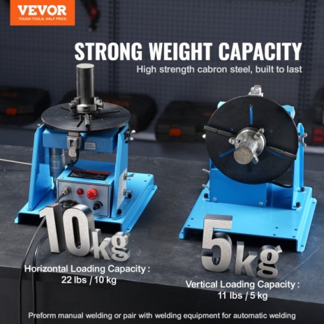 VEVOR Περιστροφικός Συγκολλητικός Θέσης 10KG 0-90° 1-12RPM  HJBWJX10KG20A453NV2