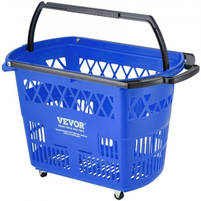 Καλάθι Αγορών με Ρόδες VEVOR 39L (6 τεμ.)  GXLGSGWLGXLG1W6XSV0