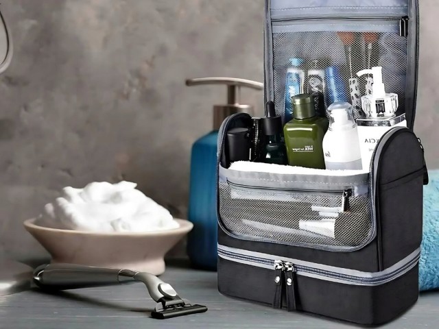 Verk Group Μεγάλη Αδιάβροχη Unisex Ταξιδιωτική Τσάντα Καλλυντικών μ...