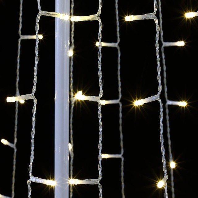 BAKAJI  Φωτεινό Χριστουγεννιάτικο Δέντρο 224cm 592 LED Θερμό Λευκό ...