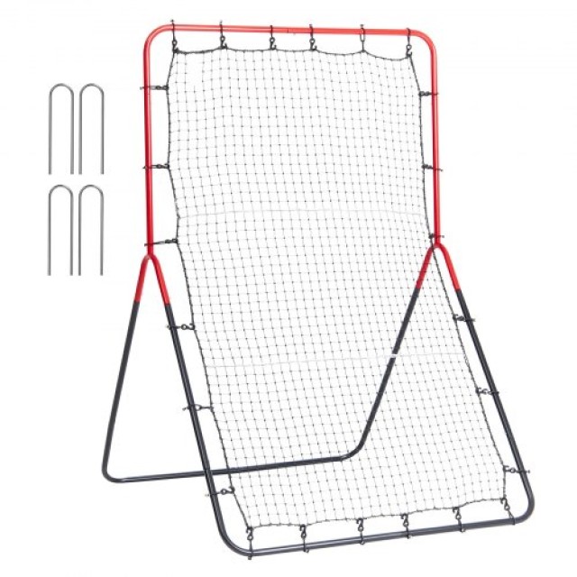 VEVOR Δίχτυ Επιστροφής Μπέιζμπολ & Σόφτμπολ 3x4.5 ft 3-σε-1 Προπονη...