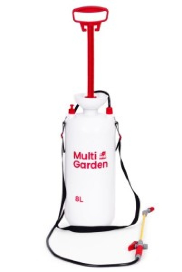 Multistore Ψεκαστήρας πίεσης 8L κήπου χειροκίνητος 2.2-2.5 bar μακρ...