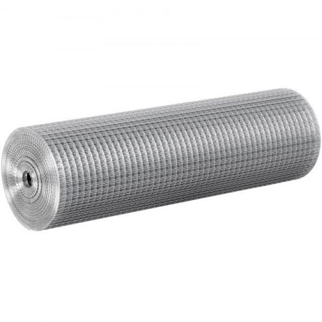 VEVOR Πλέγμα Σύρματος 1/2, 24x50ft, 19 Gauge, Γαλβανισμένο, Κοτετσό...