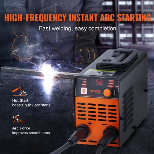 VEVOR  Ηλεκτροκόλληση ARC 220V 100A Stick/Lift TIG 2-σε-1 με Hot Start BHJBHSH140A06Y358V2