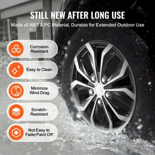 VEVOR Καλύμματα Ζαντών 15 Σετ 4 Τεμαχίων Ανθεκτικά για Όλες τις Κα... VEVOR Καλύμματα Ζαντών 15 Σετ 4 Τεμαχίων Ανθεκτικά για Όλες τις Κα...