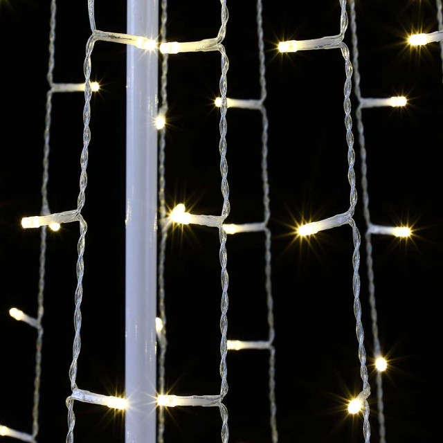 BAKAJI  Φωτεινό Χριστουγεννιάτικο Δέντρο 220cm 592 LED Θερμό Λευκό ...
