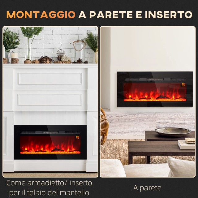 HOMCOM  Καμινέτο Ηλεκτρικό 1800W Ρυθμιζόμενο με Τηλεχειριστήριο, απ... HOMCOM  Καμινέτο Ηλεκτρικό 1800W Ρυθμιζόμενο με Τηλεχειριστήριο, απ...