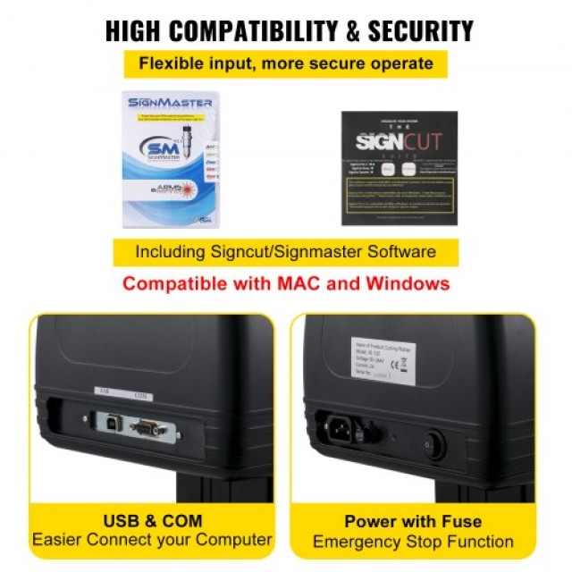VEVOR Κοπτικό Βινυλίου 34 με Λογισμικό SignCut για Windows/MAC  KZJFLEXI870MMF0WYV2