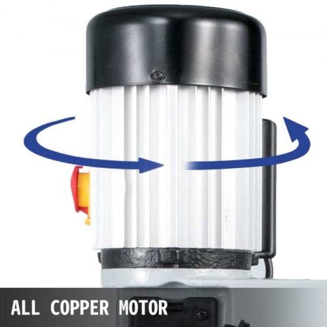 VEVOR Μηχανή Μόρτισης με Κοίλη Σμίλη 370W Σετ Σμίλων Ξυλουργικής FSJ12HP16A14WKRQVV2