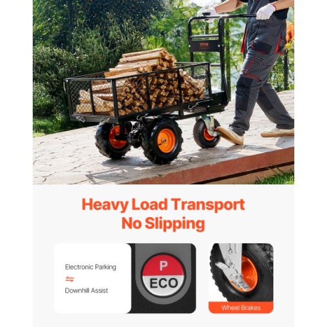 VEVOR Ηλεκτρικό Καρότσι 500lbs 36V 432W SLDDGZTCQSDCKA1F1V2